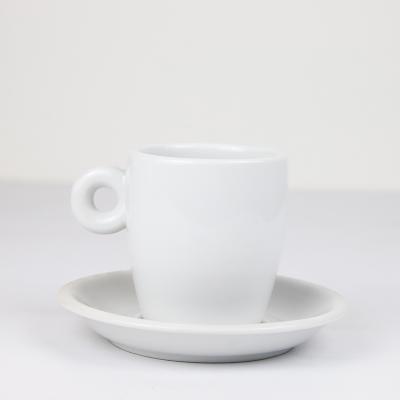 China Sustainable Wholesale Coffee Tea Set Ceramic Coffee Cup And Saucer for sale