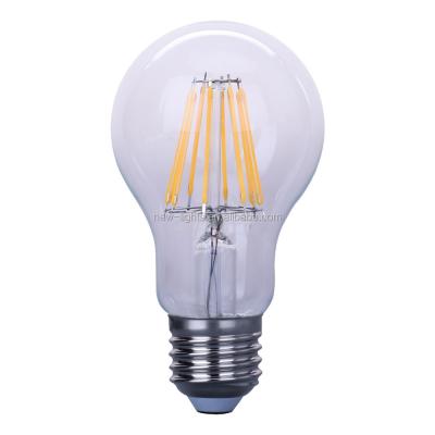 China Desktop Dimmable filament led bulb, 8w led filament bulb, a60 led filament bulb lamp for sale for sale