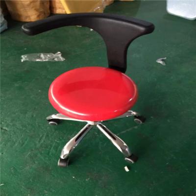 China PURegional Leather Dental Assistant Stool YY009 Red Electric for sale