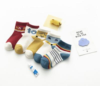 China Antibacterial newest kids socks made in lively and beautiful patterns style for sale