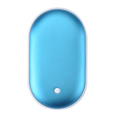 China Custom Reusable Electronic Mini Hand Warmers USB Rechargeable Electric Hand Warmer Hand Warmer Cute Portable Rechargeable Power Bank for sale