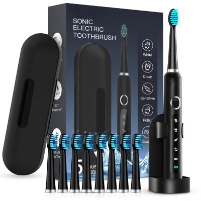 China Teeth Cleaning Sonic Electric Toothbrush USB Rechargeable Adult Electric Toothbrush for sale