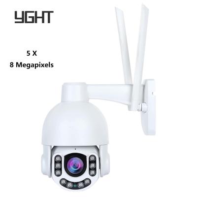 China 5X Zoom outdoor IP PTZ Wifi Camera 8.0MP NOVA SONY415 Metal Housing 60M IR Distance for sale