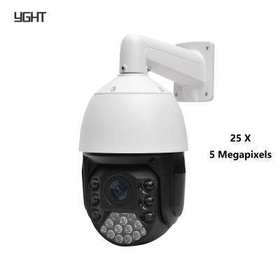 China 25x Optical Zoom 5MP PTZ Camera Humanoid Tracking 200m IR Distance for sale