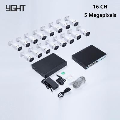 Κίνα HDMI VGA 5MP Kit Camera POE Ασφάλεια 16 καναλιών NVR προς πώληση