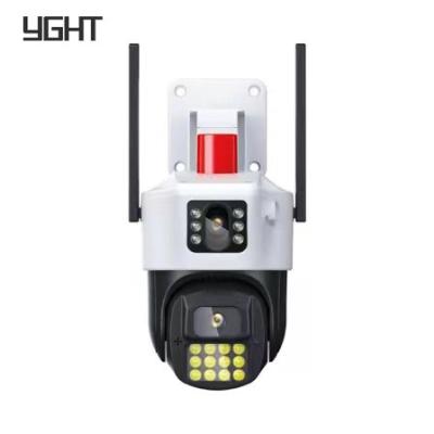 China Dual Lente PTZ Câmera 4MP 6x Zoom Alto Câmera CCTV Smart Tracking à venda