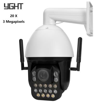 China 3MP Full Color Night Vision Draadloze PTZ IP Camera Humanoïde detectie Tweeweg Audio Te koop