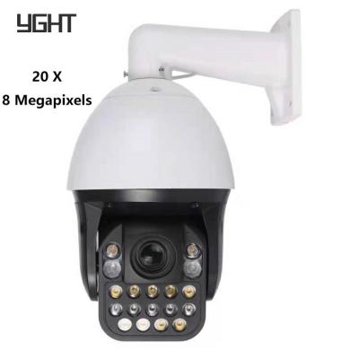 China 4k IP Security Camera PTZ 8MP Humanoid Tracking Infrared Night Vision 20X Optical Zoom for sale