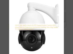 YGHT 20X 4MP 4.5inch IP PTZ Speed Dome Camera 20X Zoom Vehicle Detection Humanoid Tracking Two-Way Audio TF 512GB IR 100M Web4.0