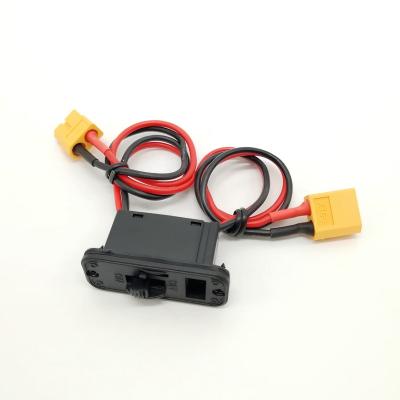 China RC HOBBY RC Heavy Duty On/Off 2 Wire Switch Harness With XT60 Connector Male And Female For RC Car Truck for sale