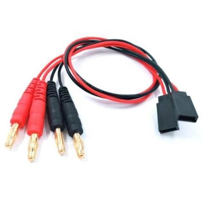 China 4.0mm Electronic Banana Plug to Futaba Connector Cable Fill Wire for RC Drone Car Lipo Charging ESC for sale