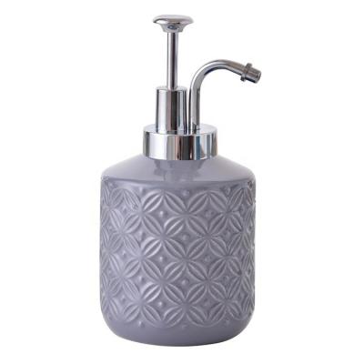 China Modern Ceramic Lotion Dispenser Hand Soap Dispenser Bathroom Accessories Ceramic Bath Set Accessories for sale