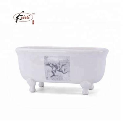 China Factory Viable Modern Style Chaozhou Ceramic Bathroom Tub Towel Rack for sale