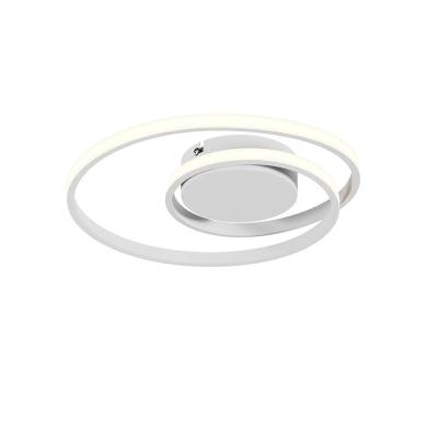 China Modern Good Quality Hot Fashion Pretty Led Ceiling Lighting Satin White Circular Ceiling Lamp for sale