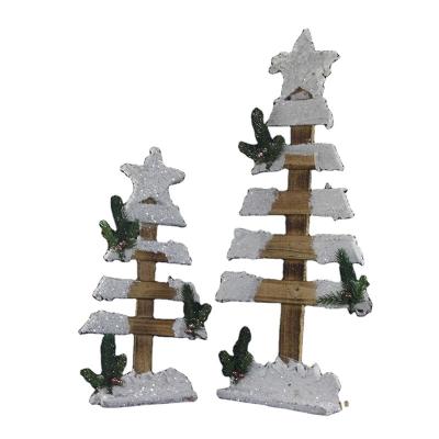 China Wooden Crafts Christmas Tree Wooden Christmas Tree For Indoor Christmas Decorations 70361 for sale