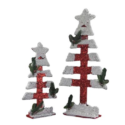 China Christmas Wooden Decoration Wooden Christmas Tree For Home Decor 70361 60CM for sale