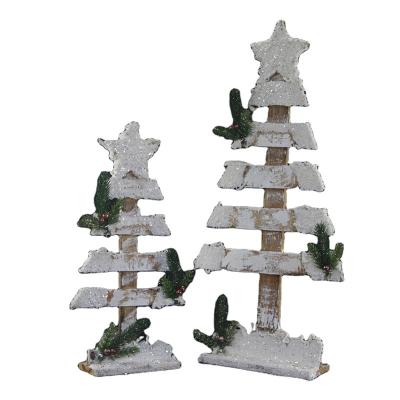 China 70361 60cm Wooden Christmas Tree Christmas Decoration Wooden Tree For Home Decor for sale