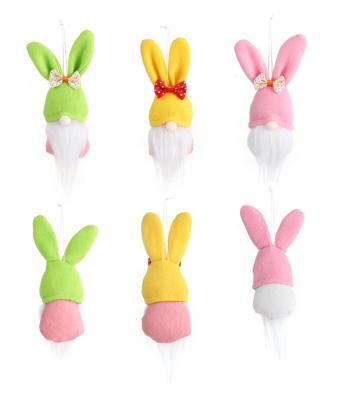 China Lovely Nonwoven Plush Rabbit Toy Stuffed Toy For Easter Decoration Stuffed Easter Bunny for sale