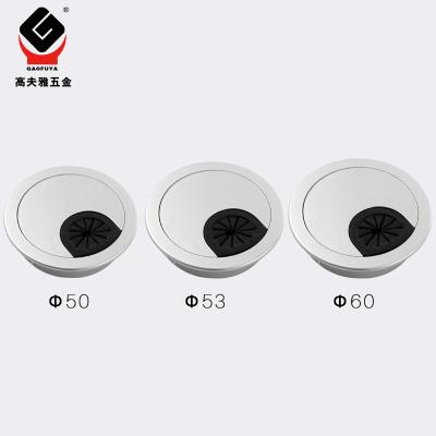 China Wholesale Modern 50/53/60mm Computer Desk Wire Hole Cover Cable Grommet Hole Cover Cable Hole Cover Modern for sale