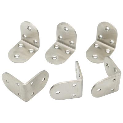 China Easy Install Joint Angle L Shape OEM ODM Stainless Steel Herringbone Corner Brace 90 Degree Corner Bracket Metal Corner Bracket for sale