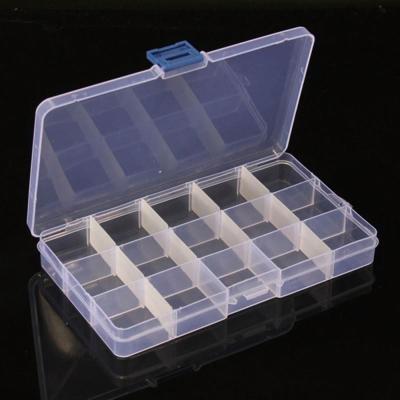 China 6 Compartments Detachable Clear Plastic Storage Box Professional Viable Hot Selling Plastic Storage Box for sale