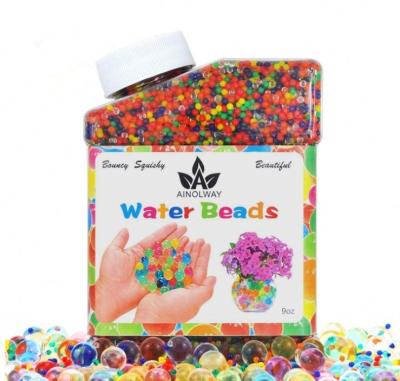 China DIY Factory Wholesale Mixed Color 270g Crystal Soil Magic Water Beads Decoration For Kids Play for sale