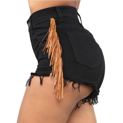 China QUICK DRY Europe and the United States women's new side must edge praise high quality stretch high waist lattice shorts for sale