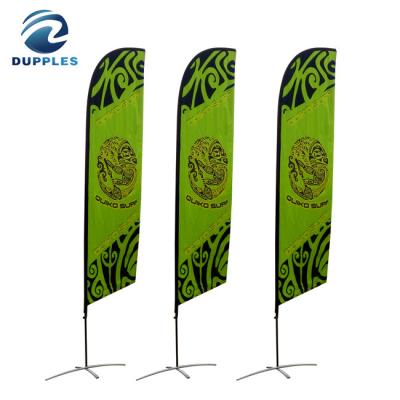 China Custom Outdoor /Event /Promotion Outdoor Universal Universal Wind Banners Advertising Roadside Feather Flying Adjustable Side Flag for sale