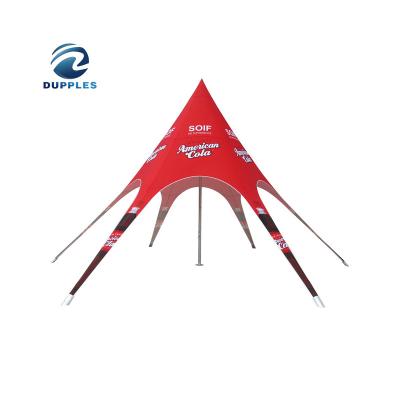 China Outdoor Exhibition /Event /Promotion /Party Best Sale Outdoor Display Sun Shade Waterproof Hexagon Pop Up Tent Beach Arrow Canopy Star Tent for sale