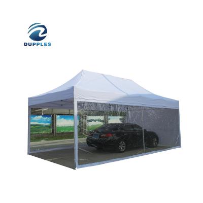 China Outdoor Exhibition /Event /Promotion /Party Customized Easy Outdoor Waterproof Up 4M x 8M Pop Up Folding Car Cover Tent Transparent Canopy Tent For Events for sale