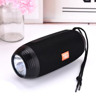 China TG602 Wireless Speaker with LED Torch, Portable Fabric TG Wireless Speaker with Fm Radio for sale