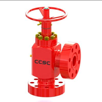 China API 6A Manual Adjustable General Choke Valve For Cage And Sleeve Type for sale