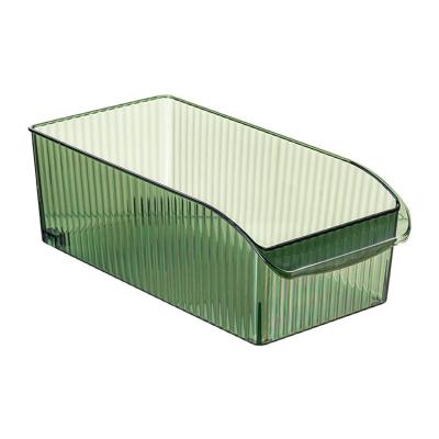 China Sustainable Wholesale Transparent Kitchen Drawer Organizers Fridge Fruit Storage Container for sale