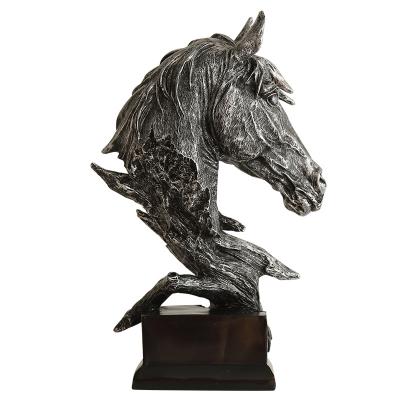 China Popular bronze abstract sculpture modern design resin home decor in Europe for sale