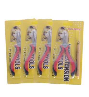 China Micro Rings Links Beads Tools Hair Wig Extension Bend Tip Pliers Tool Clip Pliers 20210722 Pliers Hook for sale