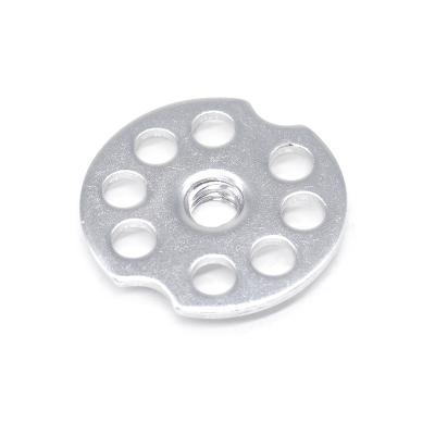 China ODM Flat Gaskets Custom Carbon Steel / Stainless Steel Motorcycle Modified Decorative Porous Shadow Gasket for sale