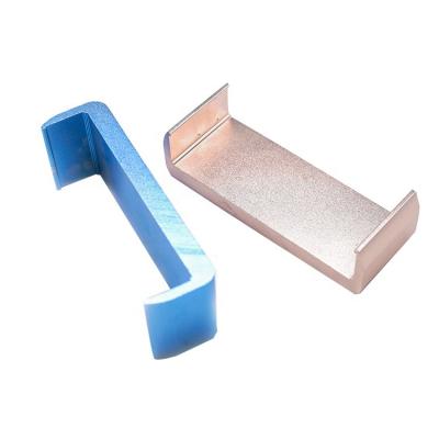 China U Shape Aluminum Bracket Aluminum Extrusion Profile For Mounting for sale