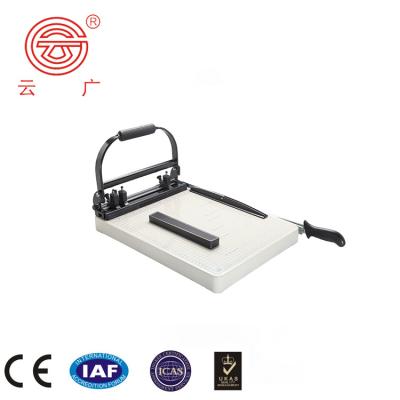 China Straight Knife Press Manual Guillotine Paper Cutter Machine 330*300CM for sale