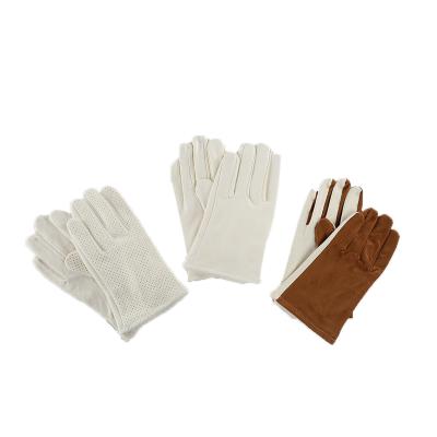 China Work Protective Leather Gloves Full Non Dusting Microfiber Jewelry Cleaning Working Polishing Premium Glove For Watches Jerwery for sale