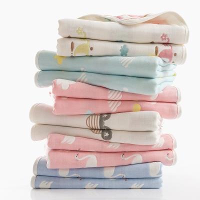 China Factory Price Various Styles Baby Blanket Folded Super Soft Cotton Kids Breathable 100% Towel Quilt For Child for sale