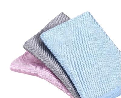 China Manufacturer Low Cost Viable Professional Ultralight Gym Bathroom Cleaning Cloth Microfiber Glass Towel For Sale for sale