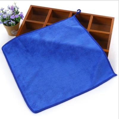 China Sustainable Microfiber Plain Microfiber Cellulose Soft Absorbent Square Towel Reusable Kitchen Towel For Home for sale