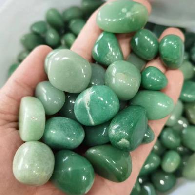 China China Wholesale Crystal Various Tumbles Healing Super Green Aventurine Quartz Gemstone Crystal Tumbled Stones Crystals Tumbled Bulk for sale