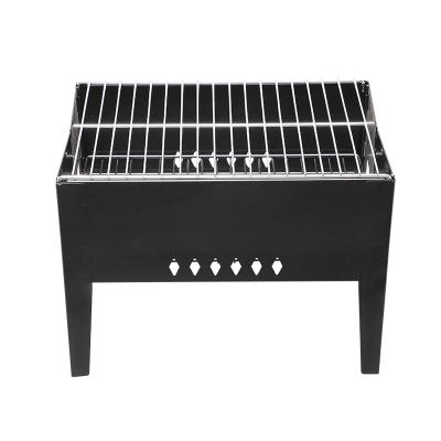 China Easily Assembled Garden Used Charcoal Barbecue Grill Outdoor Camping Portable Folding Grill for sale