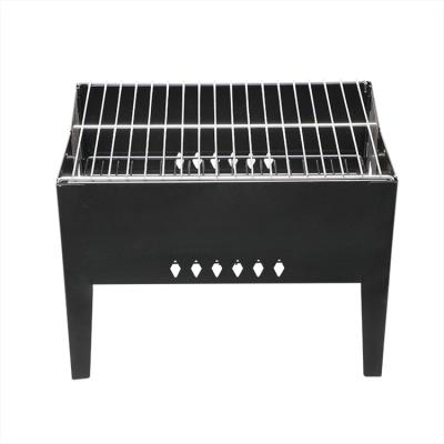 China Easily Assembled Portable Outdoor Charcoal Outdoor Grill BBQ Grill Camping Foldable Charcoal Grill for sale