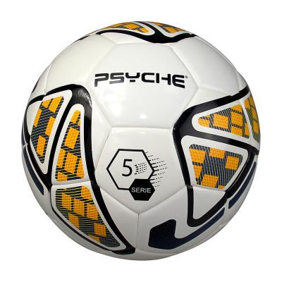 China Durable Good Quality Match Forming Durable Black Football Sports Outdoor Adult Soccer Ball for sale