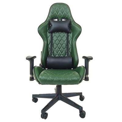 China (Height) PU Leather Adjustable Comfortable Swivel Racing Ergonomic Gaming Chair Silla Gamer Chair for sale