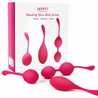 China Medical Time-lapse Workout Masturbator Silicone Vaginal Smart Geisha Ben Wa Ball Tighten Vaginal Muscle Kegel Trainer Kegel Balls Sex Toys For Women for sale