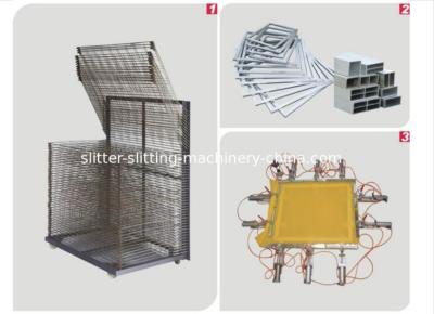 China China top 1 screen press JINBAO Brand JB-300 dry-layer rack&net screen frame&Pneumatic mesh Screen Stretching Machinery for sale