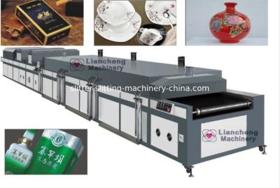 China China top 1 screen press JINBAO Brand JB-800P/1100P UV photofixation machine hot air electric heated drying tunnel for sale